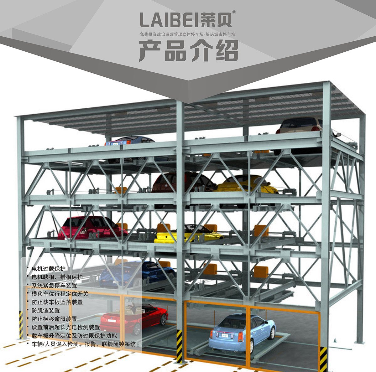 自动车库负一正四地坑式PSH5D1五层升降横移立体车库设备产品介绍.jpg