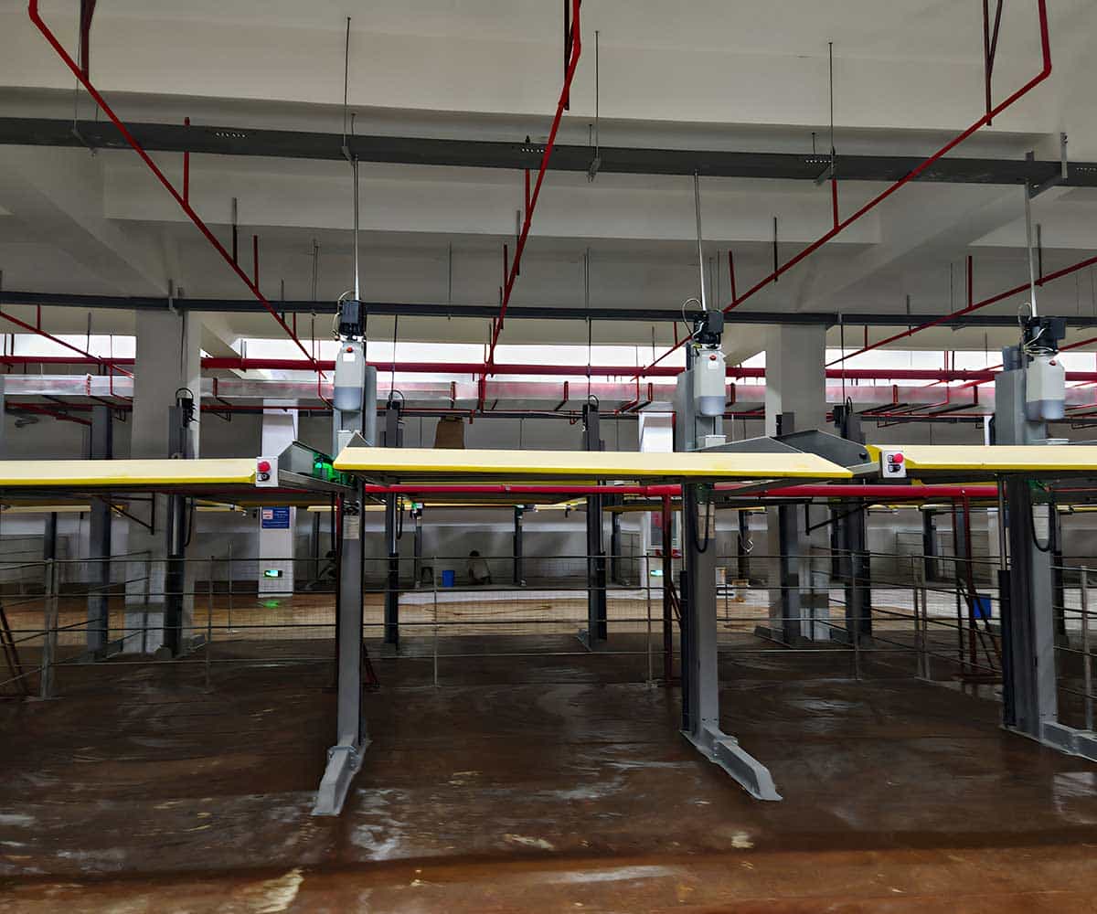 两柱式立体停车场翻新过程探讨
